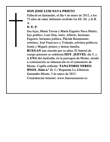 DON JOSE LUIS NAVA PRIETO