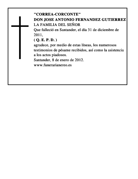 DON JOSE ANTONIO FERNANDEZ GUTIERREZ