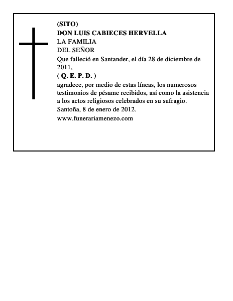 DON LUIS CABIECES HERVELLA
