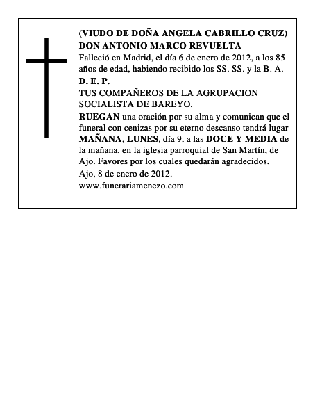 DON ANTONIO MARCO REVUELTA