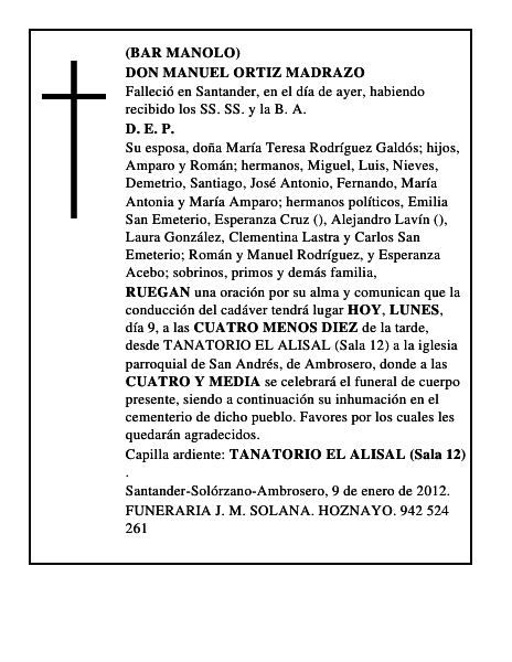 DON MANUEL ORTIZ MADRAZO