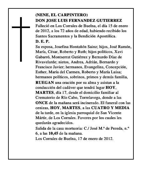 DON JOSE LUIS FERNANDEZ GUTIERREZ