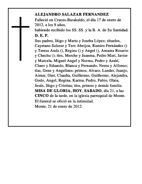 ALEJANDRO SALAZAR FERNANDEZ