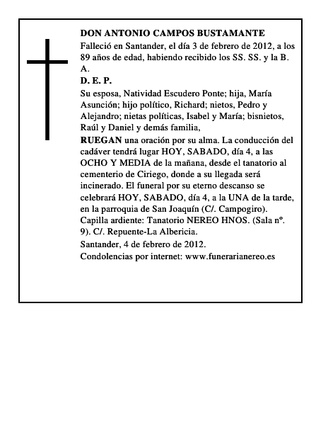 DON ANTONIO CAMPOS BUSTAMANTE