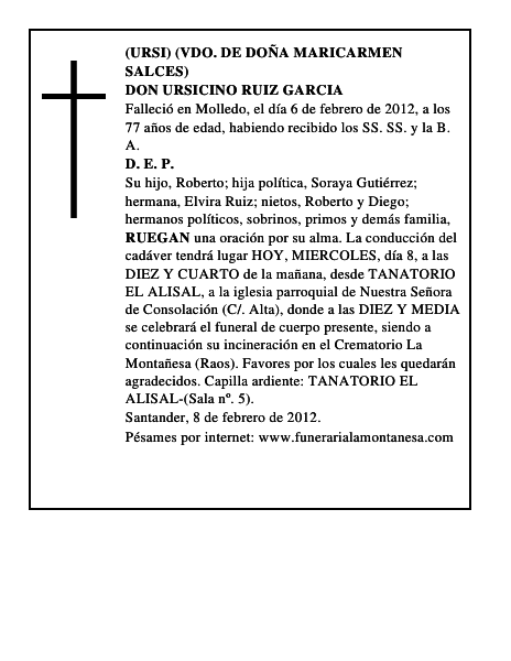 DON URSICINO RUIZ GARCIA