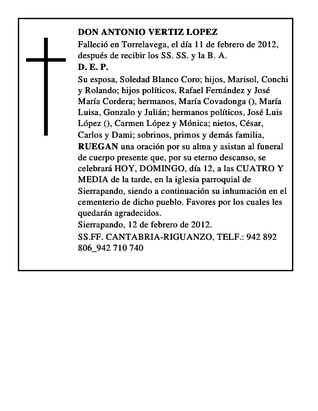 DON ANTONIO VERTIZ LOPEZ