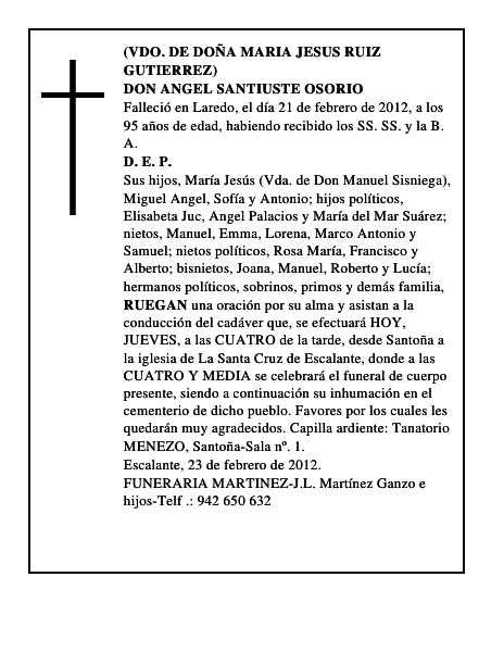DON ANGEL SANTIUSTE OSORIO