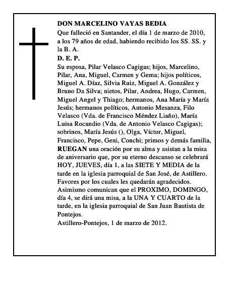 DON MARCELINO VAYAS BEDIA