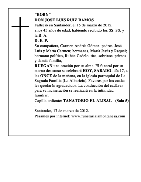 DON JOSE LUIS RUIZ RAMOS