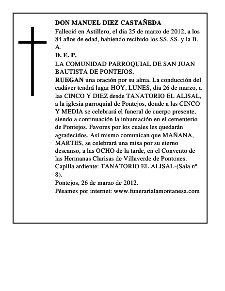 DON MANUEL DIEZ CASTAÑEDA