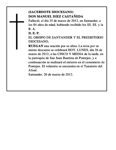 DON MANUEL DIEZ CASTAÑEDA
