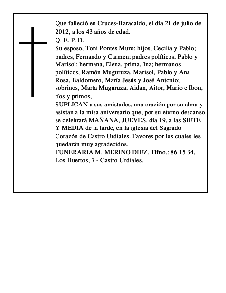 Cristina Huidobro Bolado