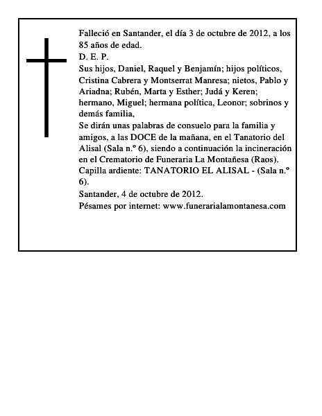 Maria Dolores Martinez