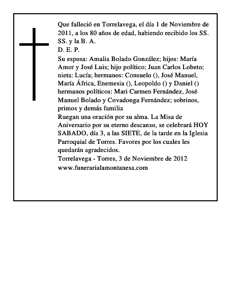 LUIS BARTOLOME MANTECON