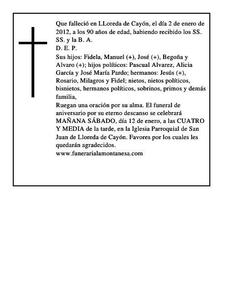 BERNARDINA OCEJO SARO