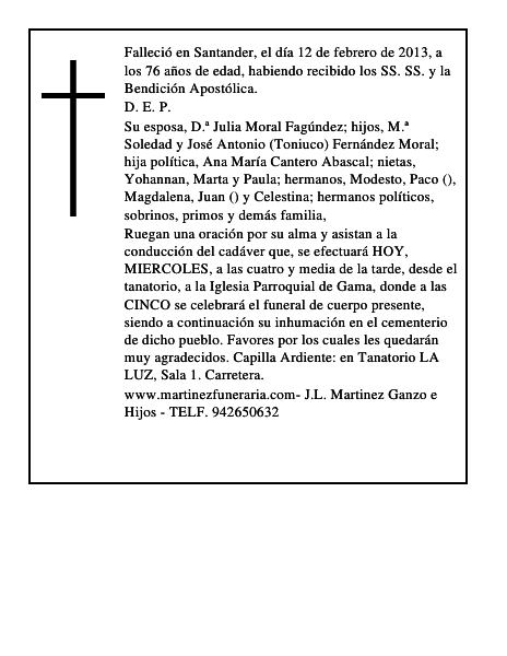 Antonio Fernández García