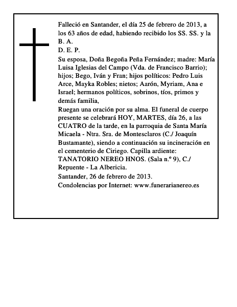 Francisco Pedro Barrio Iglesias
