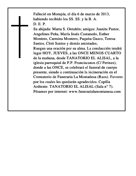 Josefina Barrigon Miguel