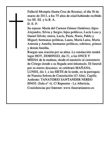 Bonifacio Otero Rodriguez
