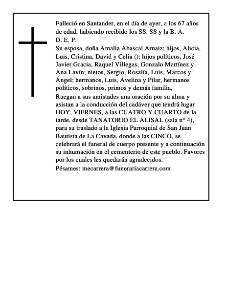 Prudencio Villoslada Baldor