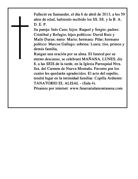 Francisco Ramón Hernandez Tomé