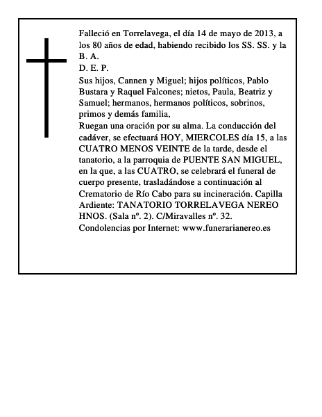 Higinia Carracedo Vidal