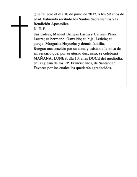 Manuel Bringas Pérez