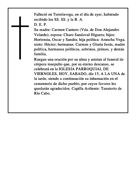Alejandro Velarde Cantero