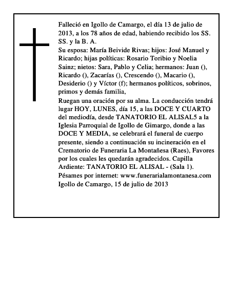Higinio Barcina Serna