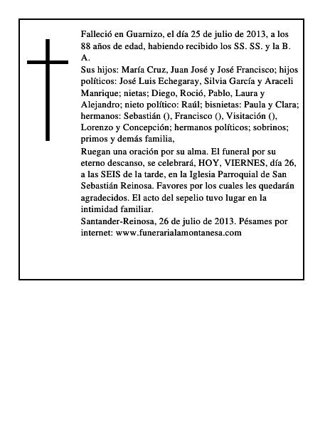 María Cruz Castillo González