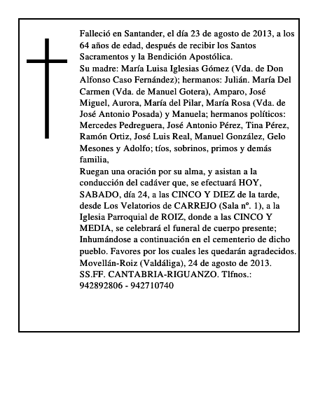 Manuel Jesús Caso Iglesias