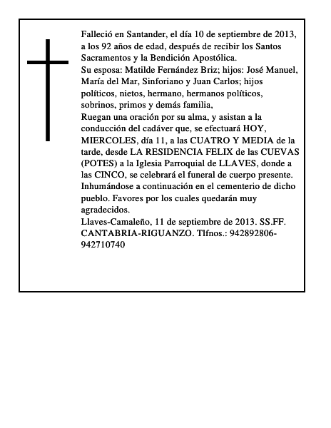 Sinforiano Fernández González