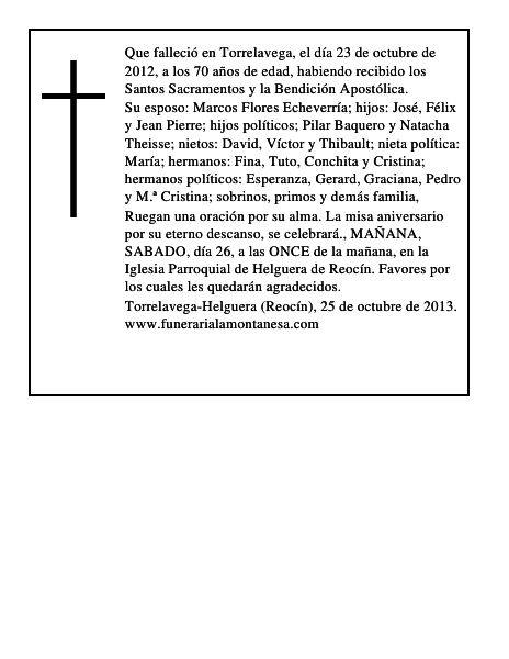 Justa Saiz Bustillo
