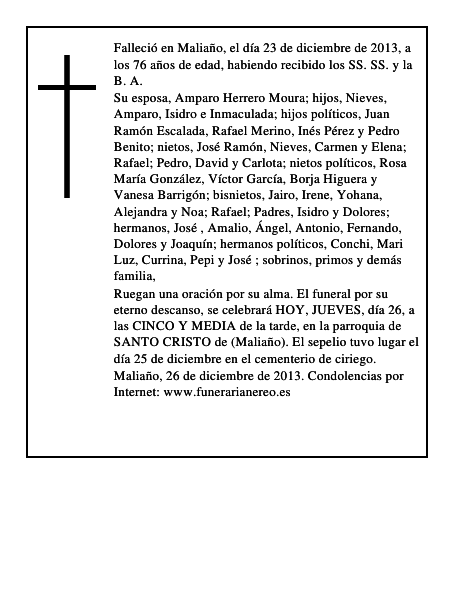 Isidro Ubaldo Ibáñez