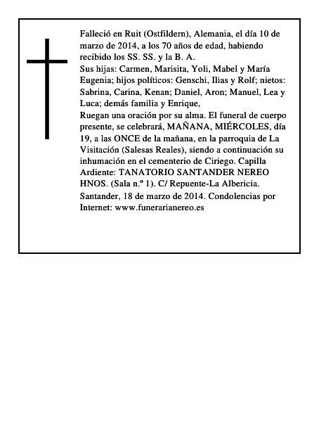 Luisa del Castillo Noriega