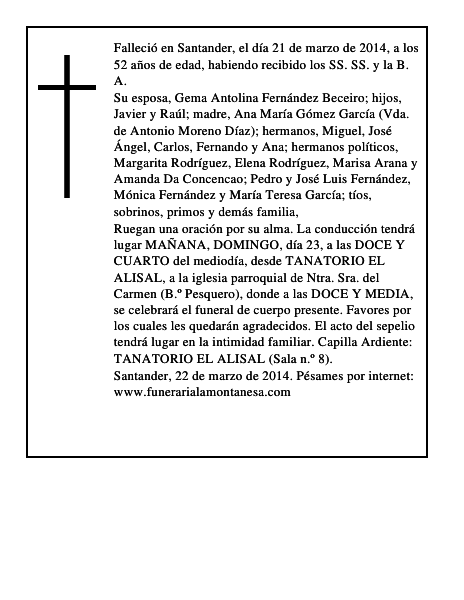 Javier Moreno Gomez