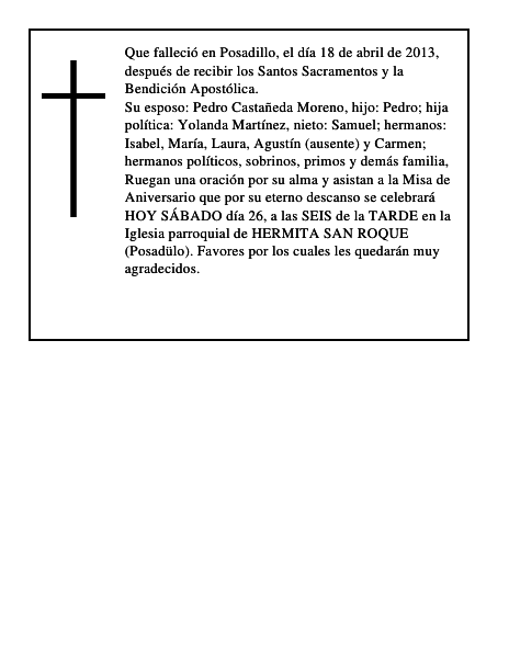 Serafina Gutiérrez Icezalaya