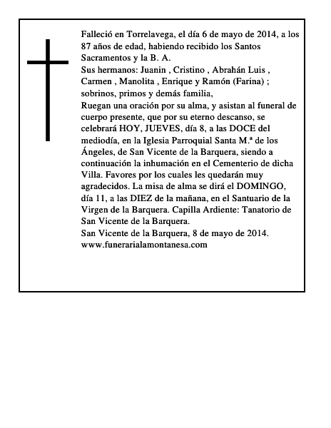 Josefa Gutiérrez Balbin
