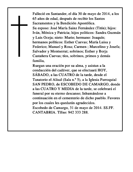 María de los Ángeles Castañera Arce