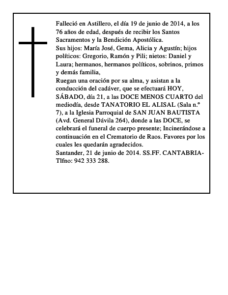 Agustín González Aragón
