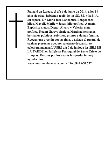 Jesús Landera Blanco