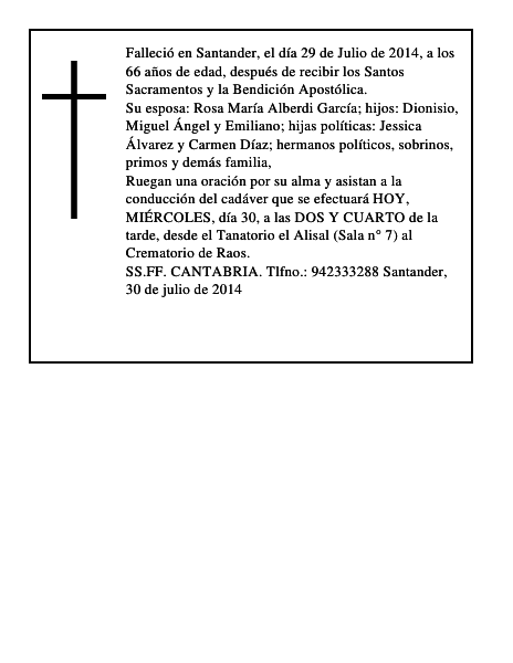 Dionisio Gomez Berjon