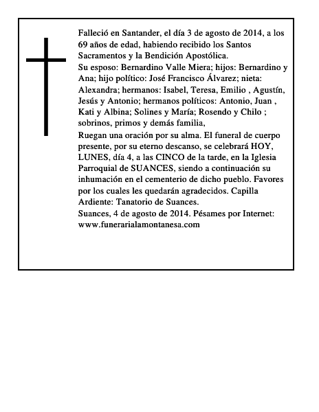 Doña Enriqueta Dolores García Alarza