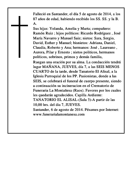 Doña Amelia Martínez Rodríguez