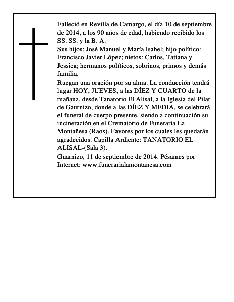 Isabel Humildad Otero González