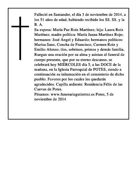 Luis Alberto Santervas Gómez