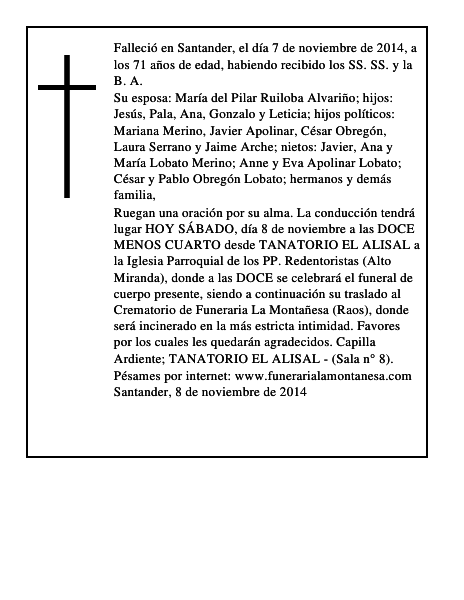 Jesús María Lobato de Blas