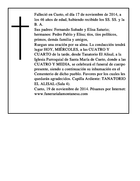 Fernando Sañudo Saturio