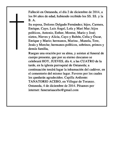 Enrique José de Sádaba Hernández