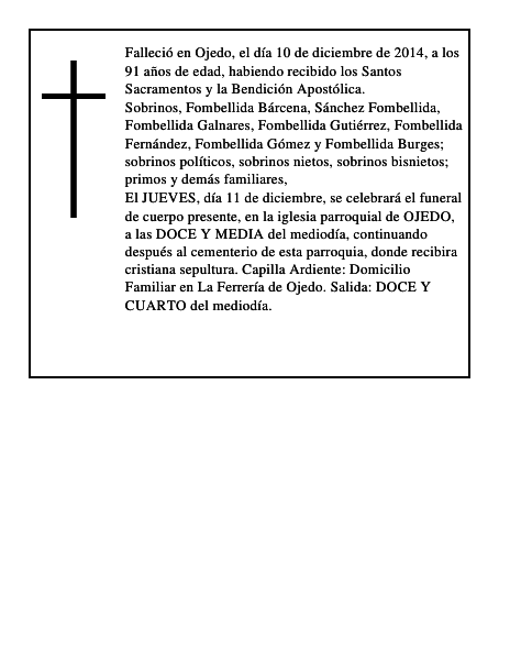 M.ª Ángeles Fombellida Llledias
